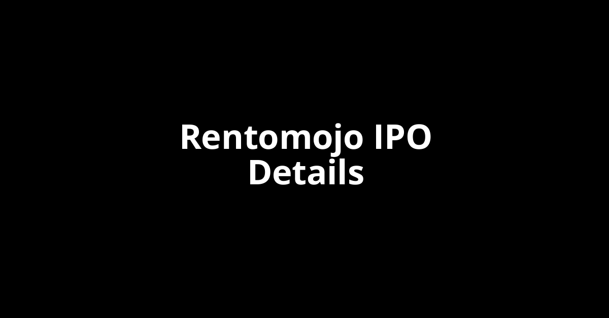 Rentomojo IPO Date, Review, Price, Allotment Details